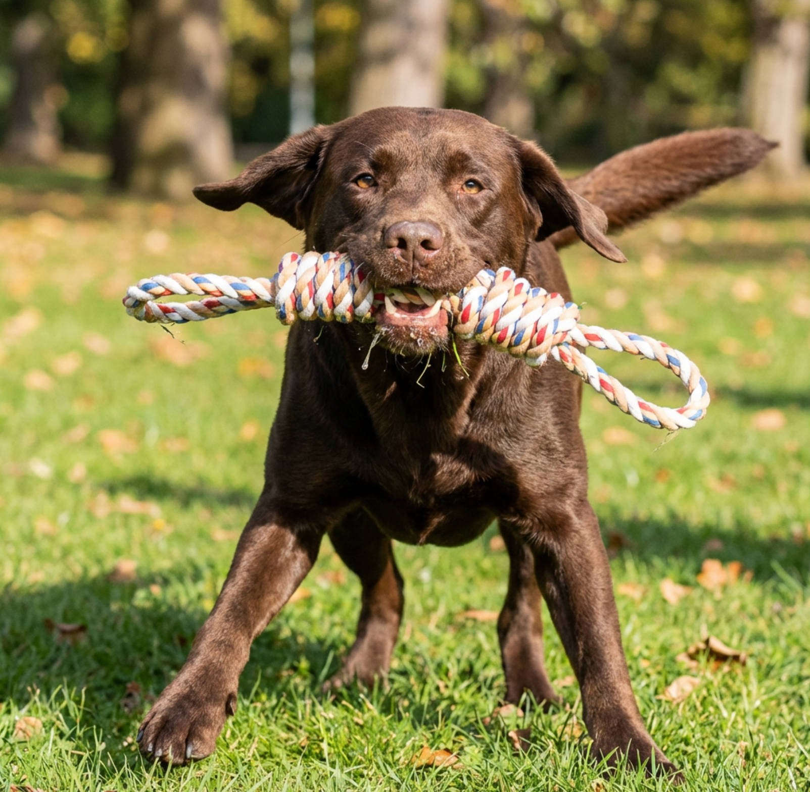 Jouet de corde de nettoyage des dents Durable