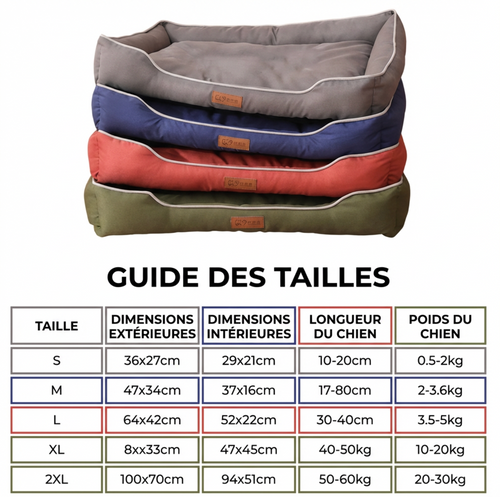 Carré quatre saisons relaxant  pour grand chien