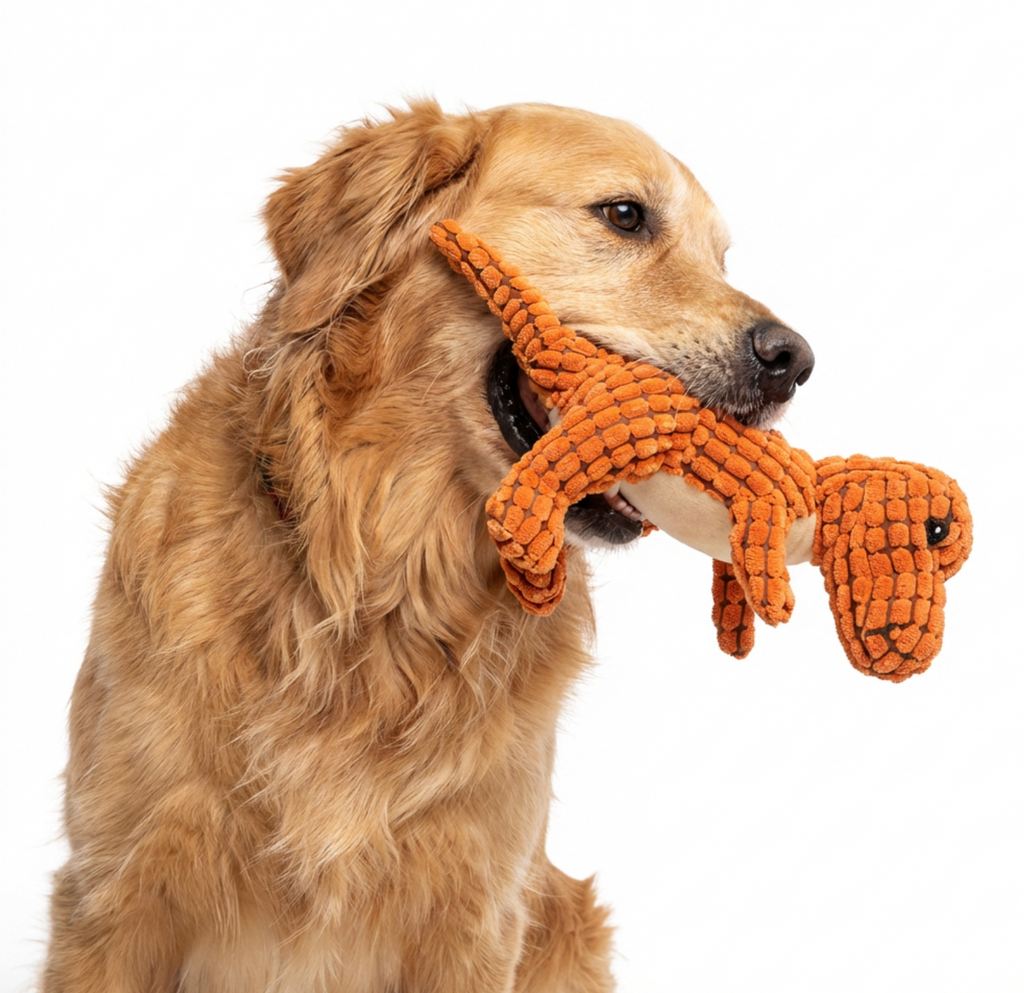 Jouets de dinosaure en peluche pour animaux de compagnie