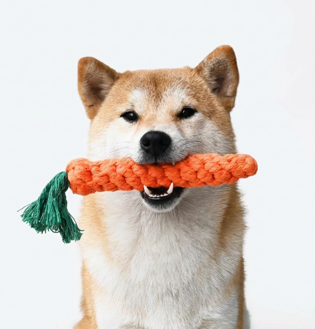 Carotte à Mordre – Jouet Résistant pour Chien